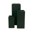 Tall square GRP plant containers
