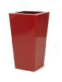 Tall glass fibre (GRP) plant containers